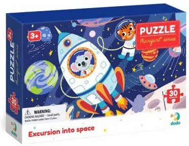 PUZZLE - CALATORIE PRIN SPATIU (30 PIESE) - DODO (DO300374)