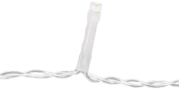 Aigostar - Ghirlandă LED de Crăciun pentru exterior, 200 LED/3,6W/230V/8 funcții, 10 x 0,4 m, IP44, lumină caldă