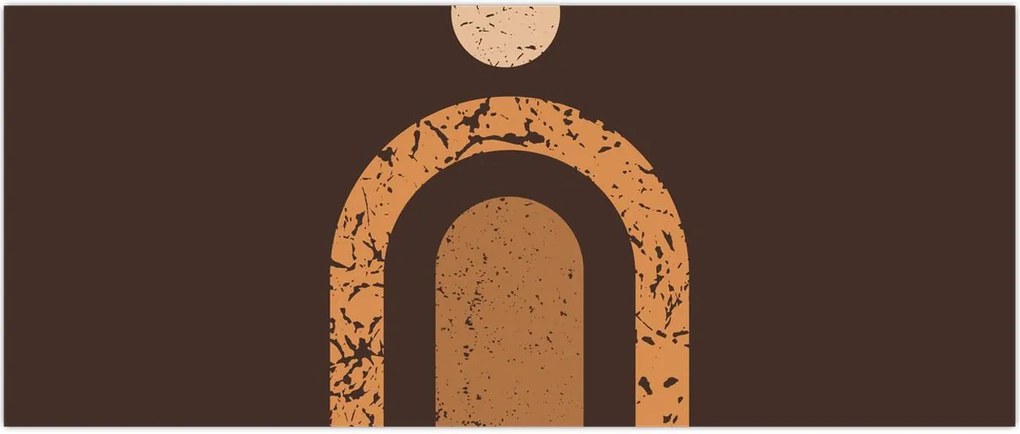 Tablou - Arce portocalii N⁰3 (120x50 cm)