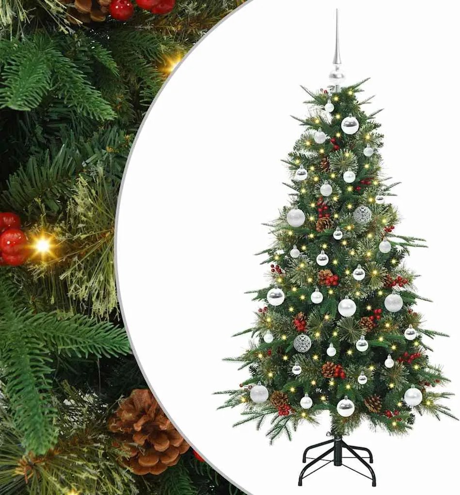 vidaXL Brad de Crăciun artificial cu ramuri articulare Verde 150 cm