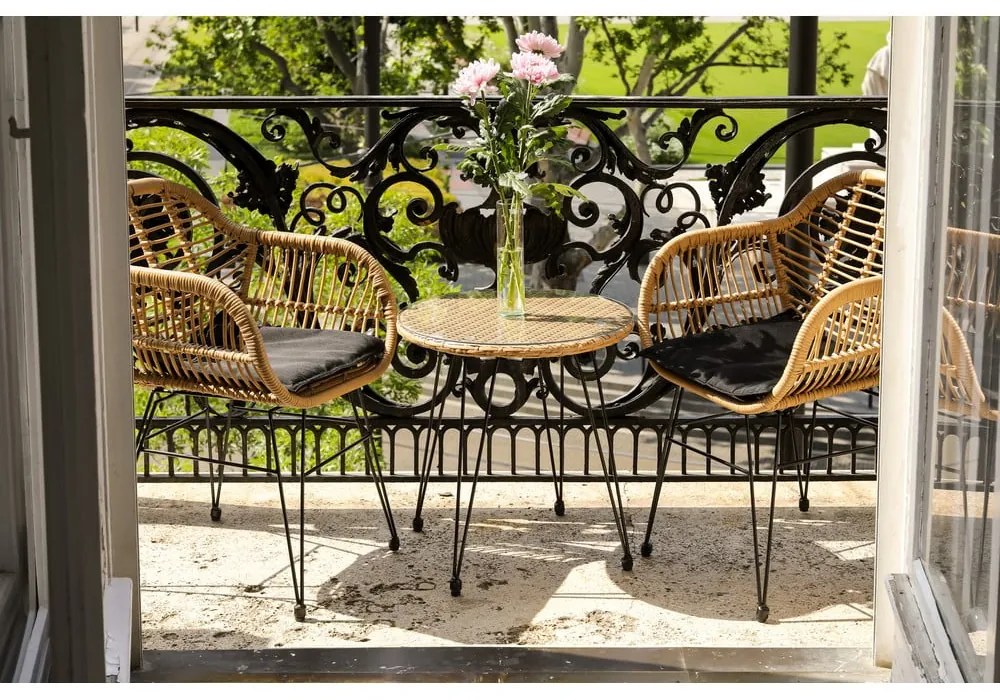 Set mobilier de grădină din ratan artificial Le Bonom Tropea