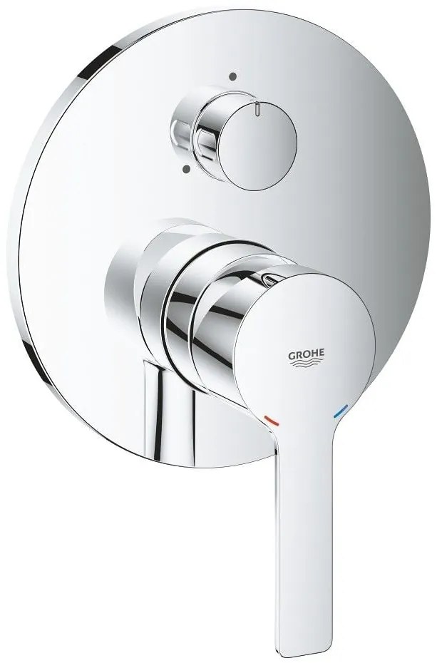 Grohe Lineare Baterie cada dus monocomanda incastrata, 3 iesiri, crom