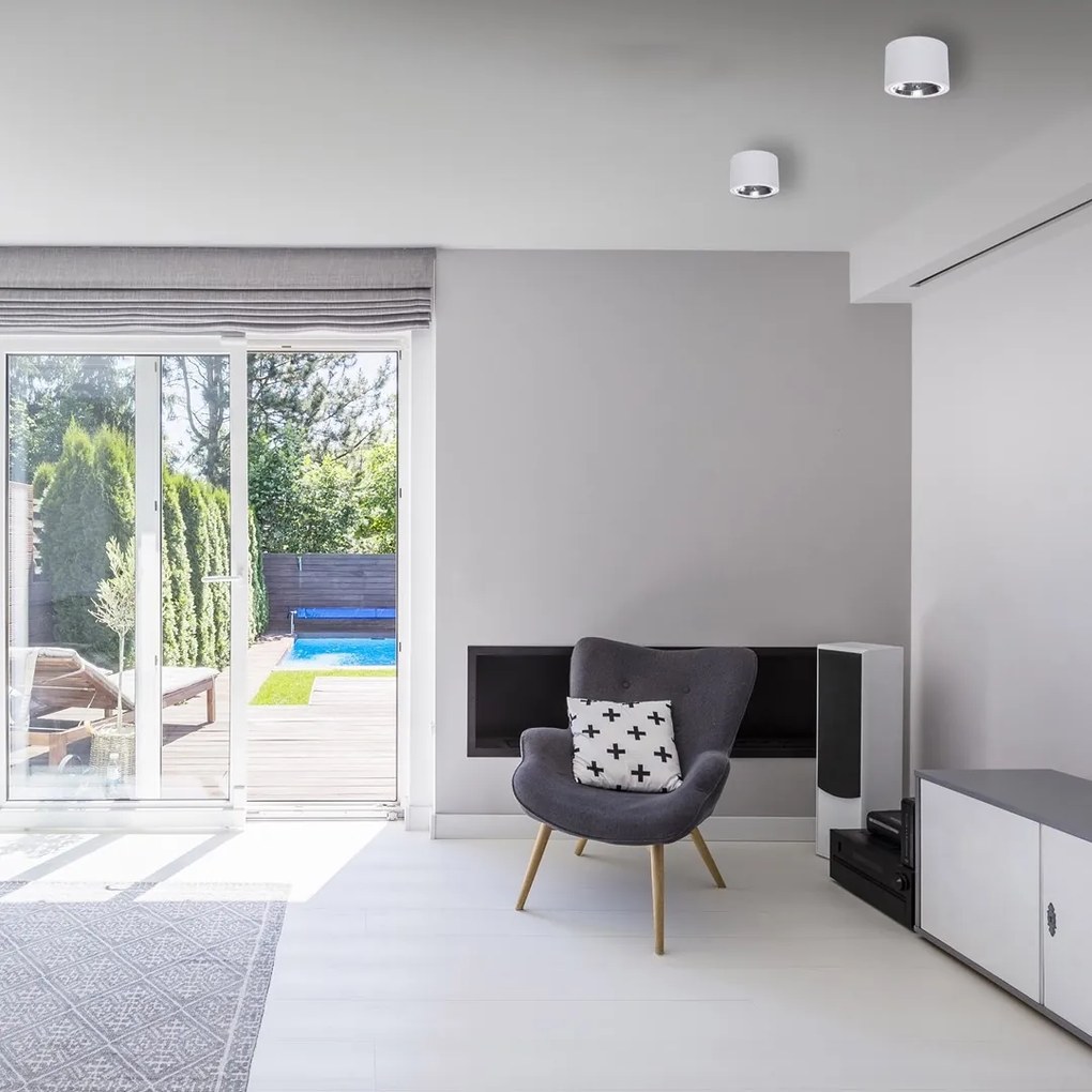 Spot aplicat design modern REDONDO alb