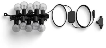 Philips Hue Festavia – Extensie pentru ghirlandă exterioară LED RGBW dimabilă, 10×LED, 7 m, IP65