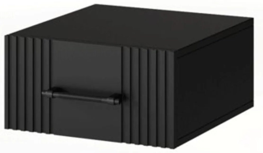 Noptiera suspendata RAFTT 40x20x44 cm, negru