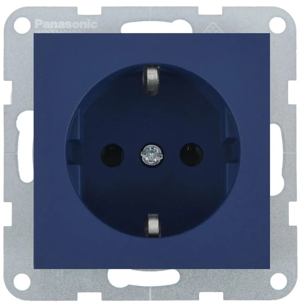Priza simpla cu impamantare 16A, IP20, Ocean, Panasonic Karre Plus 55 Soft Touch