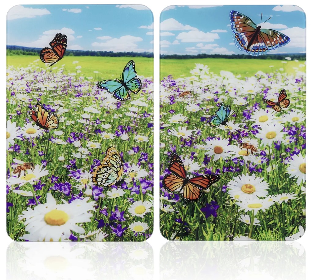 Plite de sticla, 2 bucati, Summer Meadow, WENKO
