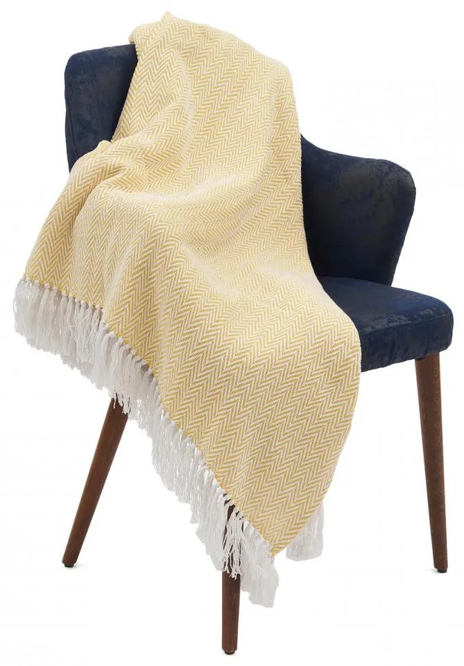 CUVERTURA PLED 160X200 CM ZIG YELLOW