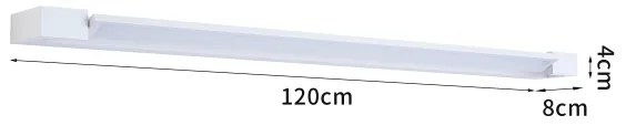 Brilagi-LED Lumină LED pentru oglindă de baie AQUA LINE LED/36W/230V 120 cm IP44 albă