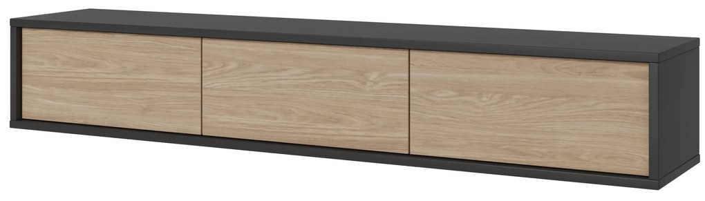Masă TV Fiora 38 (antracit + stejar uleios). 1066461