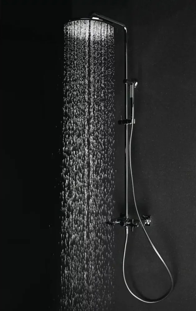 Coloana de dus cu baterie dubla comanda gri magnetic Ideal Standard Atelier Joy Neo