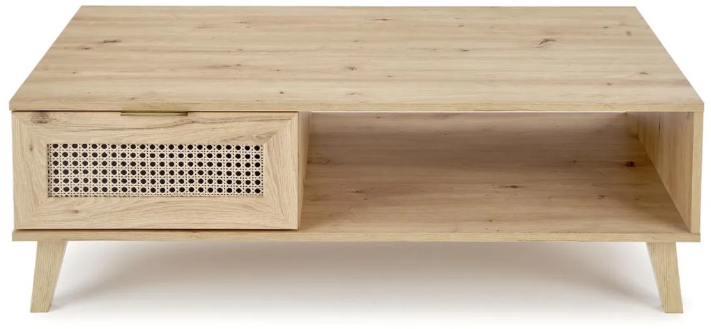 Masa de cafea Borneo LAW-1 stejar artizan/negru L120 cm