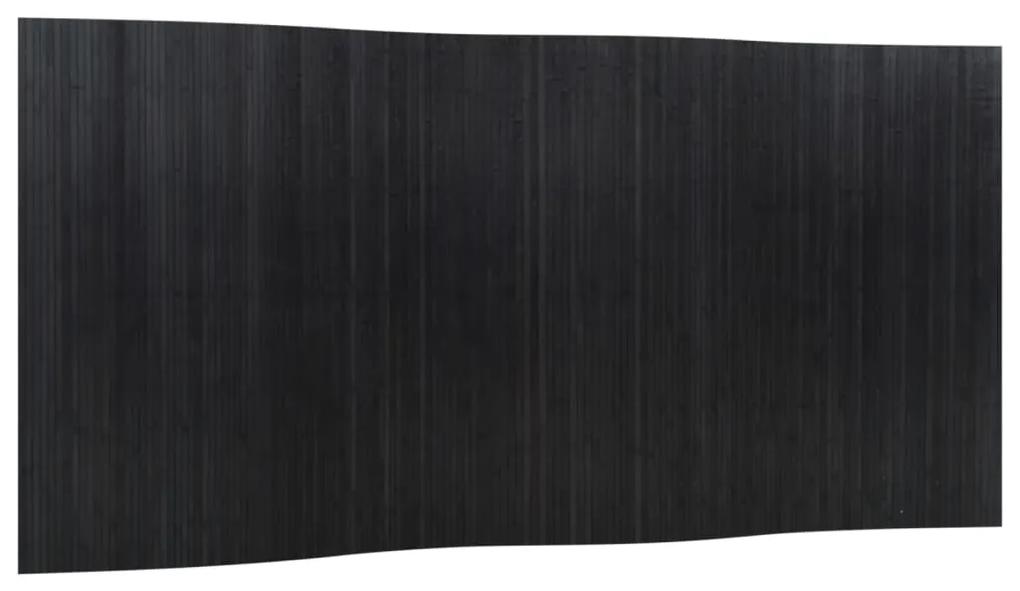 376997 vidaXL Separator de cameră ,negru, 165x400 cm, bambus