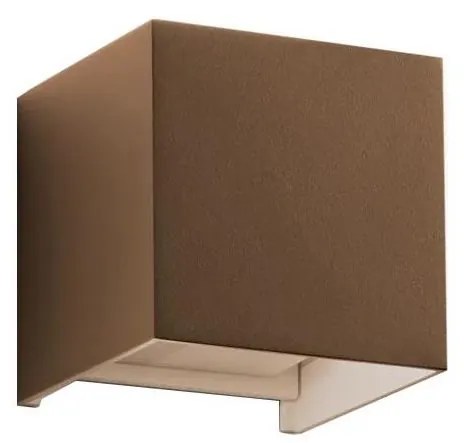 Aplică LED de exterior Ideal Lux ATOM LED/12W/230V IP54 maro