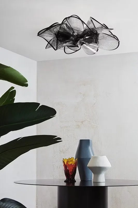 Aplica de perete sau tavan LED realizata manual La Belle Étoile Black