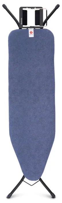 Masă de călcat Brabantia B 1003336, 124x38 cm, 7 poziții de reglare, Suport pentru fier de călcat, albastru