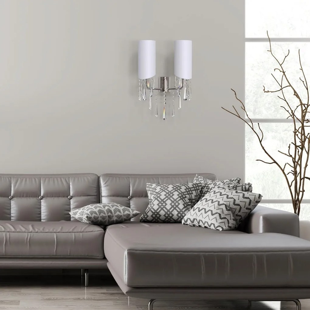 Candelabru modern design deosebit Cristal Bohemia Exclusive GLOSSA 02-CH