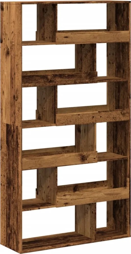 vidaXL Bibliotecă, lemn vechi, 100x33x187,5 cm, lemn prelucrat
