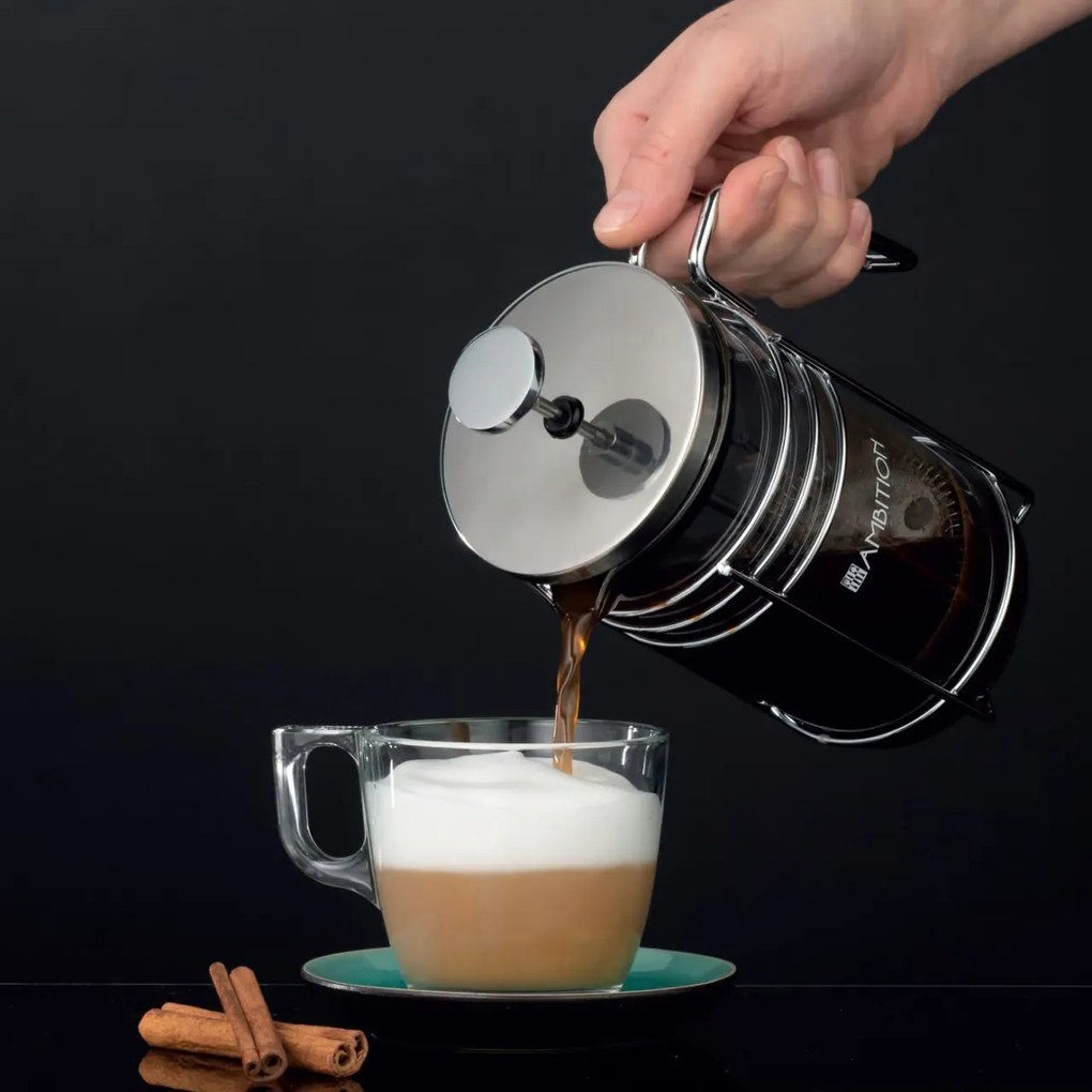 Filtru ceai sau cafea cu maner metalic 350ml, Aroma