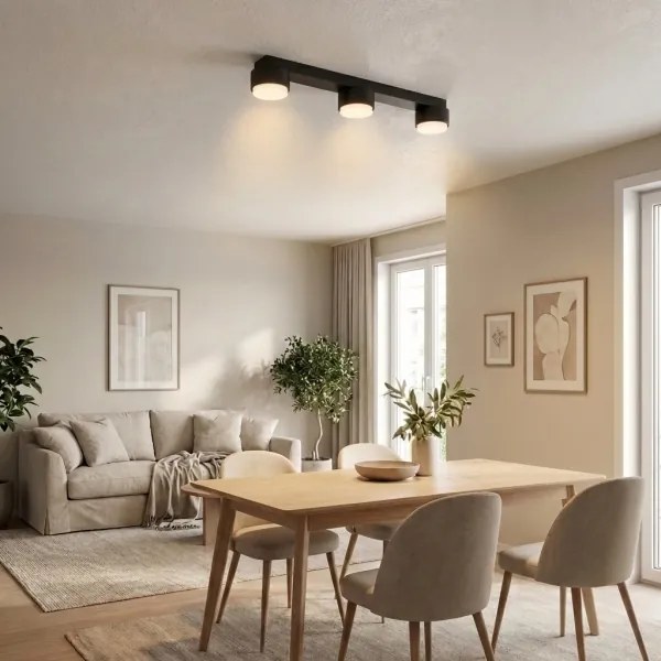 Brilagi - Spot LED RGB reglabil MONO 3xGX53/14W/230V Wi-Fi Tuya negru