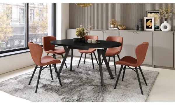 Masă de dining ARTUR, neagră