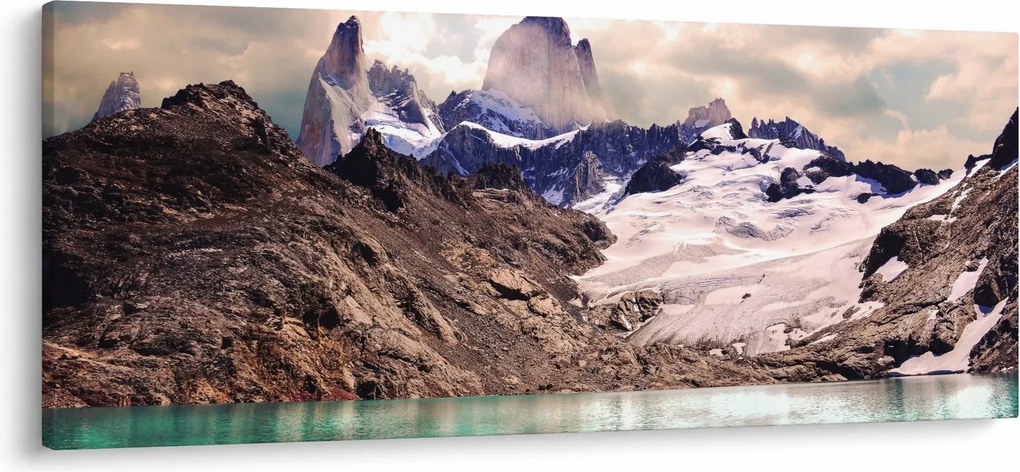 Tablou cu lac montan (120x50 cm)