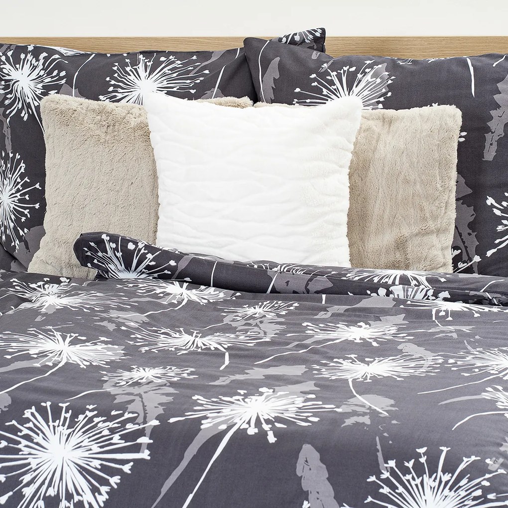 Lenjerie de pat din bumbac 4Home MidnightDandelions , 140 x 220 cm, 70 x 90 cm, 140 x 220 cm, 70 x 90 cm