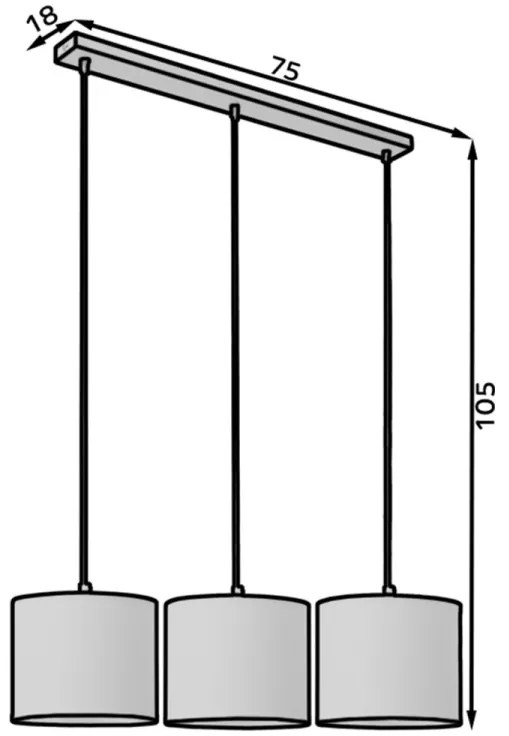 Pendul, 18x75x105 cm, Vespillo, Eltap (Culoare: Verde Inchis)