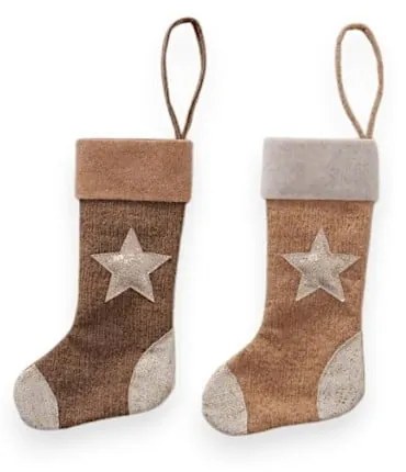 Set 2 ciorapi de Crăciun de agățat Boltze Stevy