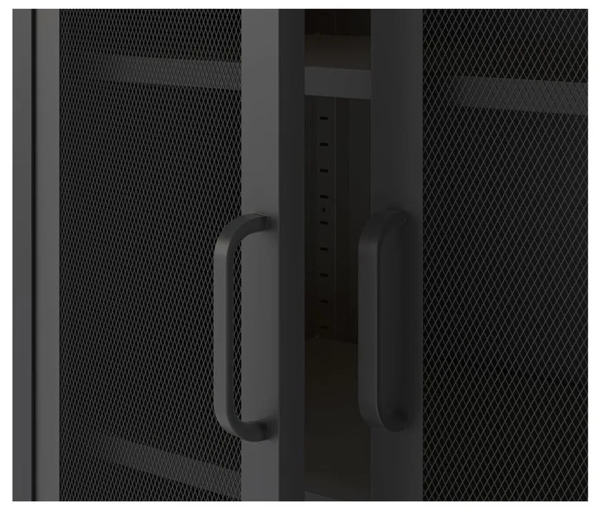 Dulap negru 80x170 cm Diora – Marckeric