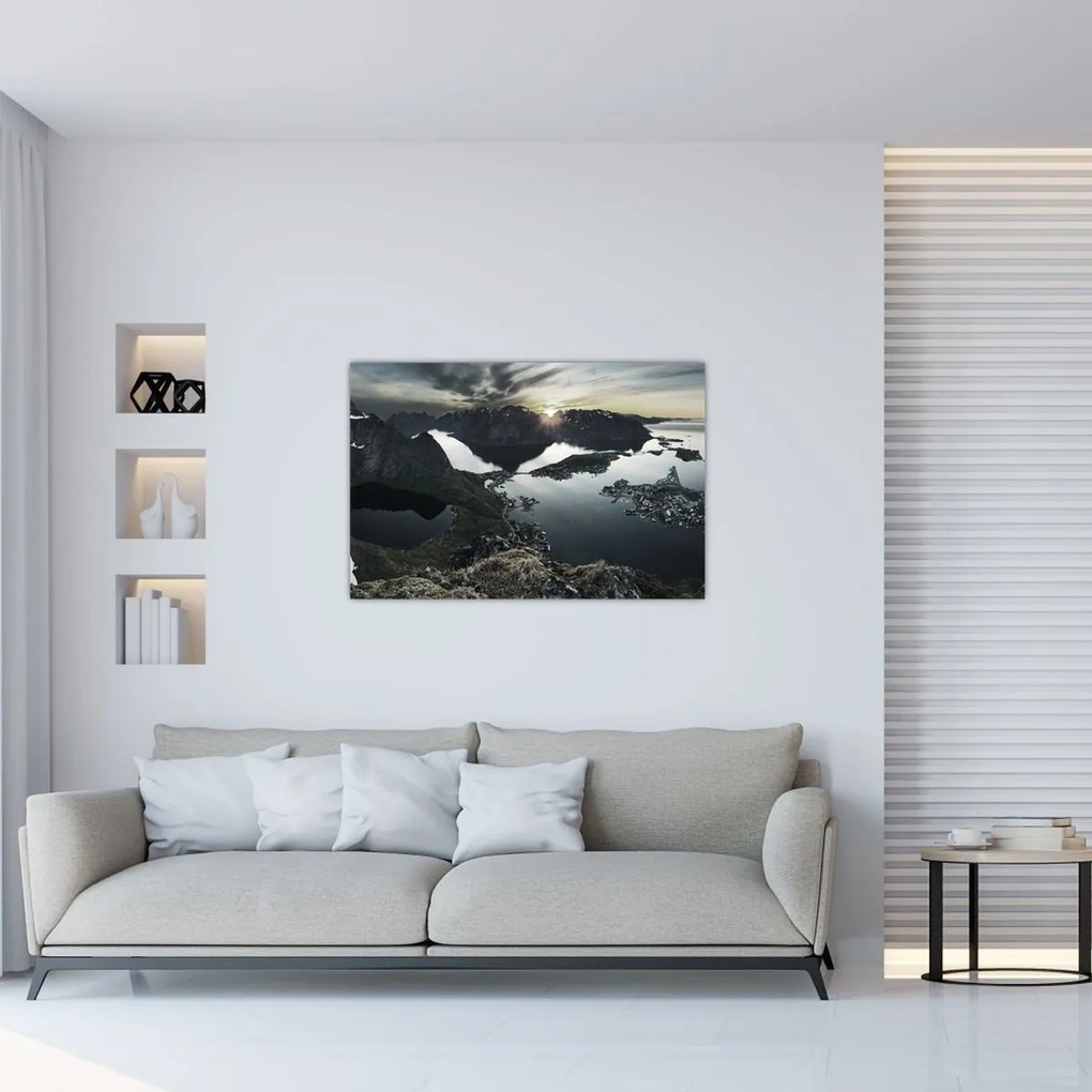 Tablou - Munții norvegieni (90x60 cm)