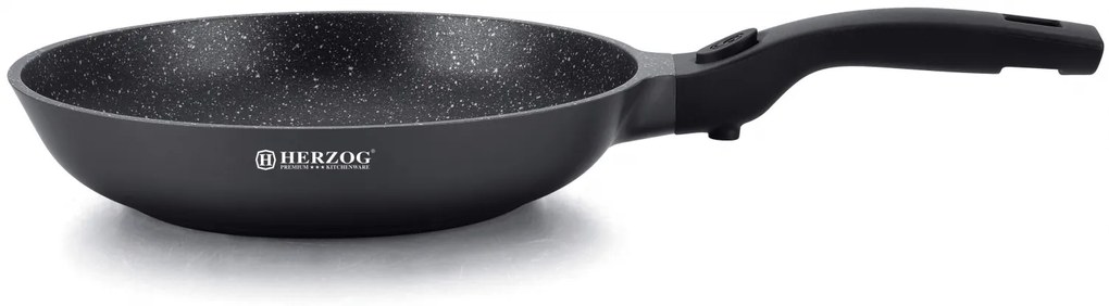 Set Oale marmorate 16 piese Herzog HR-ST16M - Negru