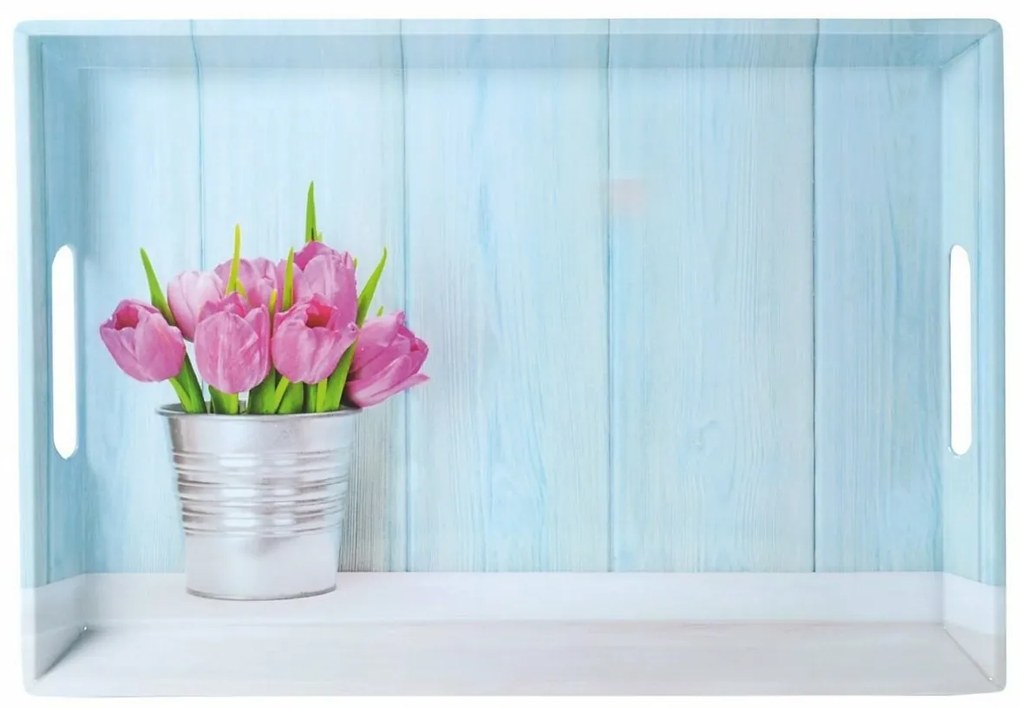 Kesper 77392 Tava de servire Tulipane, 50 x 35 x4,5 cm