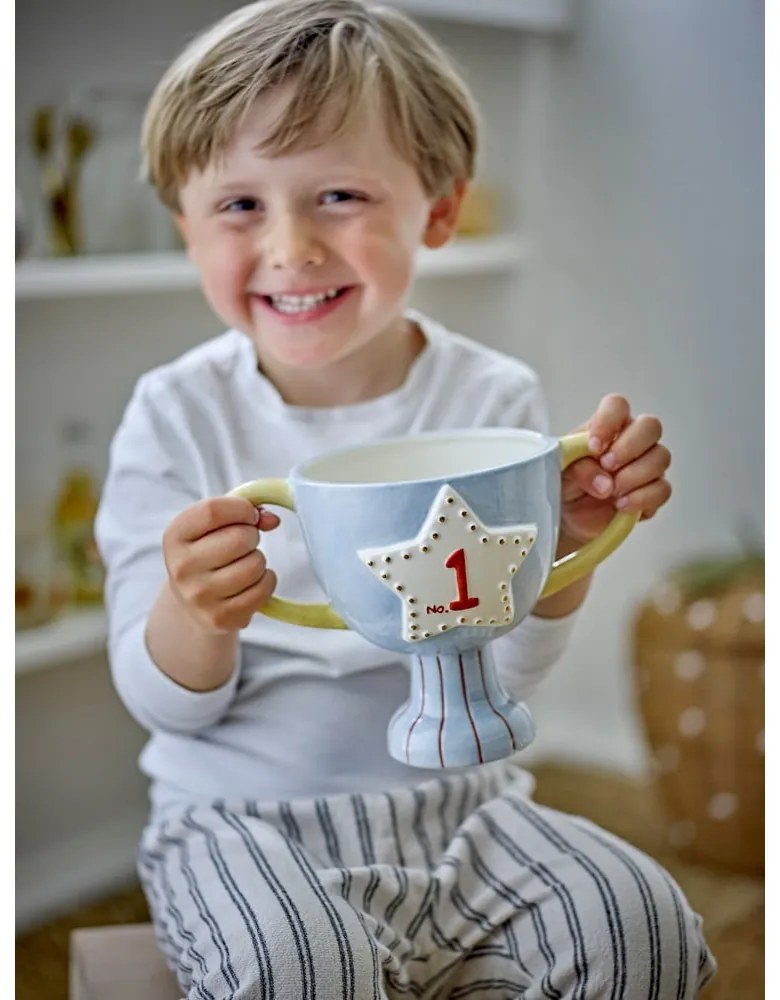 Ghiveci decorativ din ceramică pictată manual Trophy – Bloomingville Mini