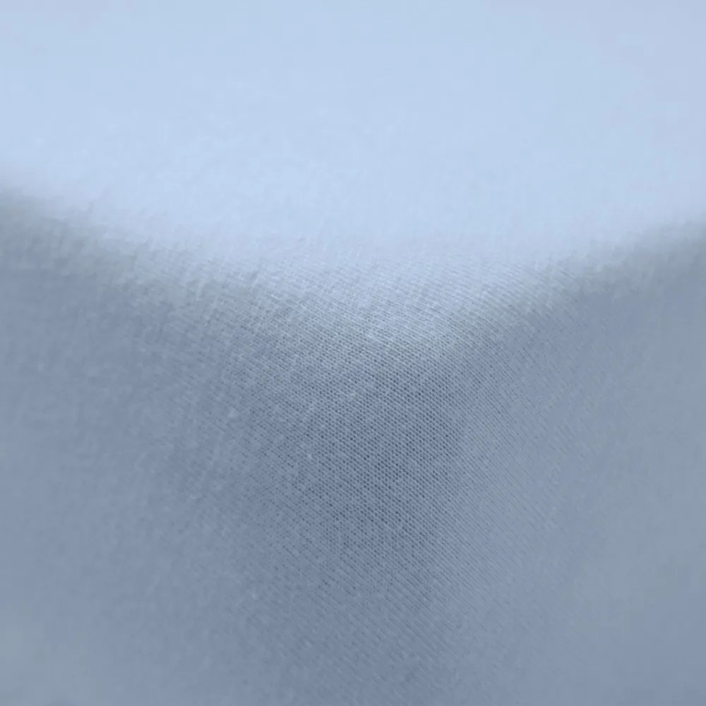 Cearceaf albastru deschis din flanelă cu elastic 150x200 cm Brushed – Catherine Lansfield