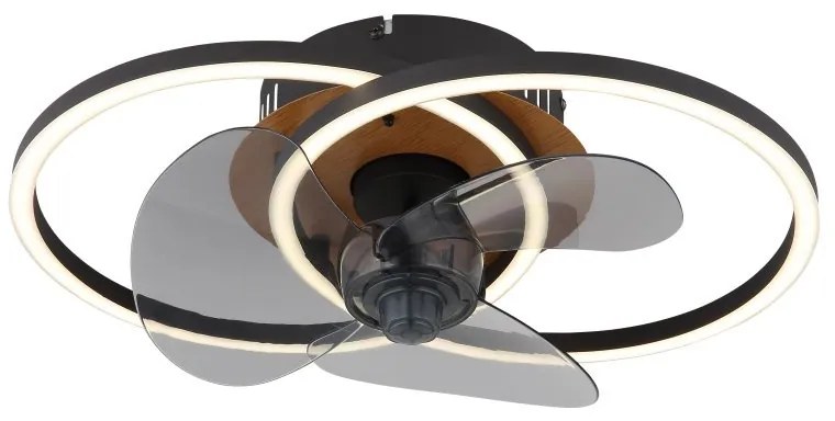 Lustra LED cu ventilator si telecomanda KAREN 03661 GL