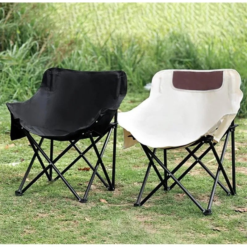 Scaun de camping pliabil TRAIL, crem