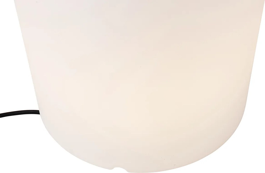 Lampă de podea inteligentă pentru exterior Verano, cu ghiveci, alb, IP65, inclusiv LED Wifi A60
