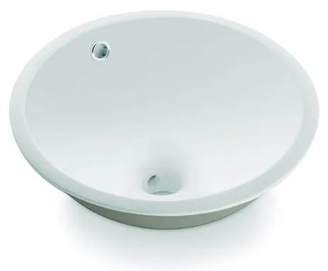 Bathco 0052 - Lavoar încastrat CERDENA Ø 38 cm, porțelan, alb