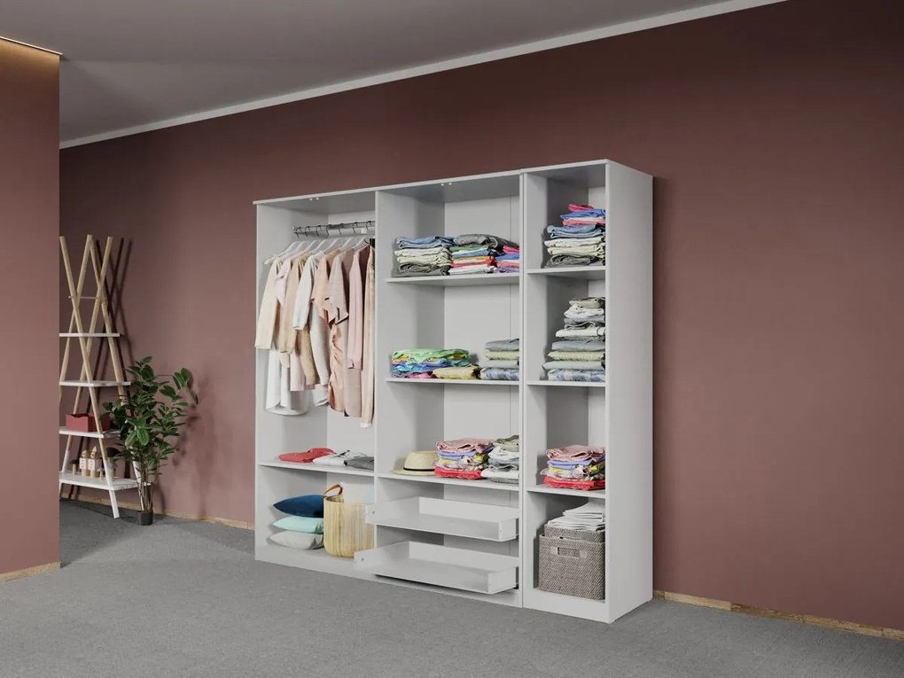 Set mobila dormitor complet Alb Levi C11