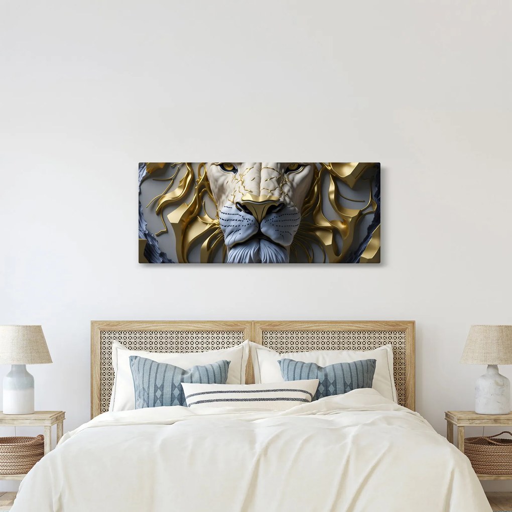 Tablou - Cap de Leu (120x50 cm)