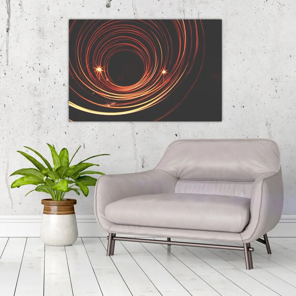 Tabloul cu linii abstracte (90x60 cm)