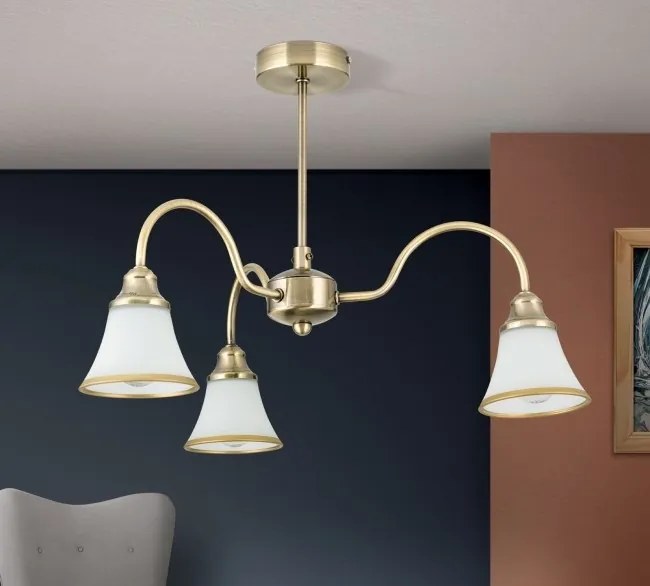 Candelabru stil clasic cu 3 brate Maja DLU 1700/3 Patina OR