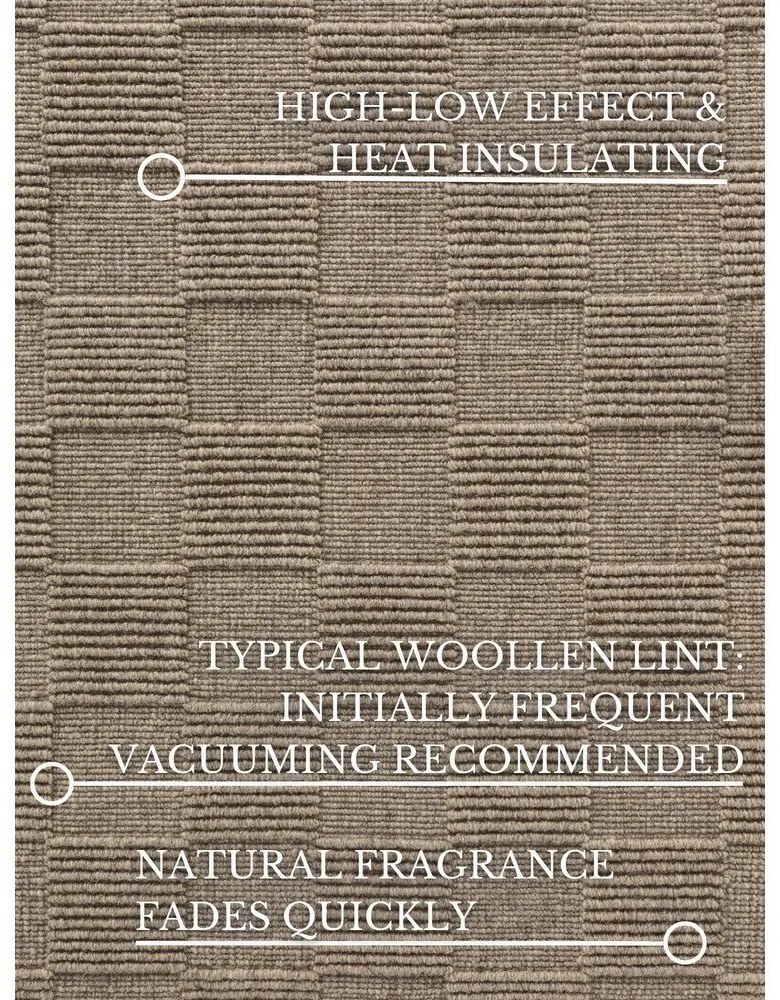 Covor bej țesut manual din lână 200x300 cm Scala – Villeroy&Boch