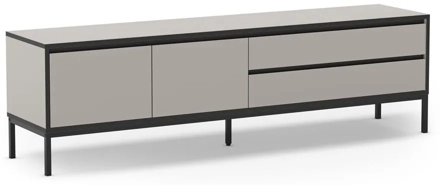 Masă TV gri/bej 180x55 cm Lorenza – Marckeric