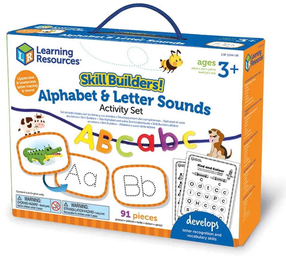 SET ACTIVITATI EDUCATIVE - ALFABET & SUNETE - LEARNING RESOURCES (LSP1244-UK)