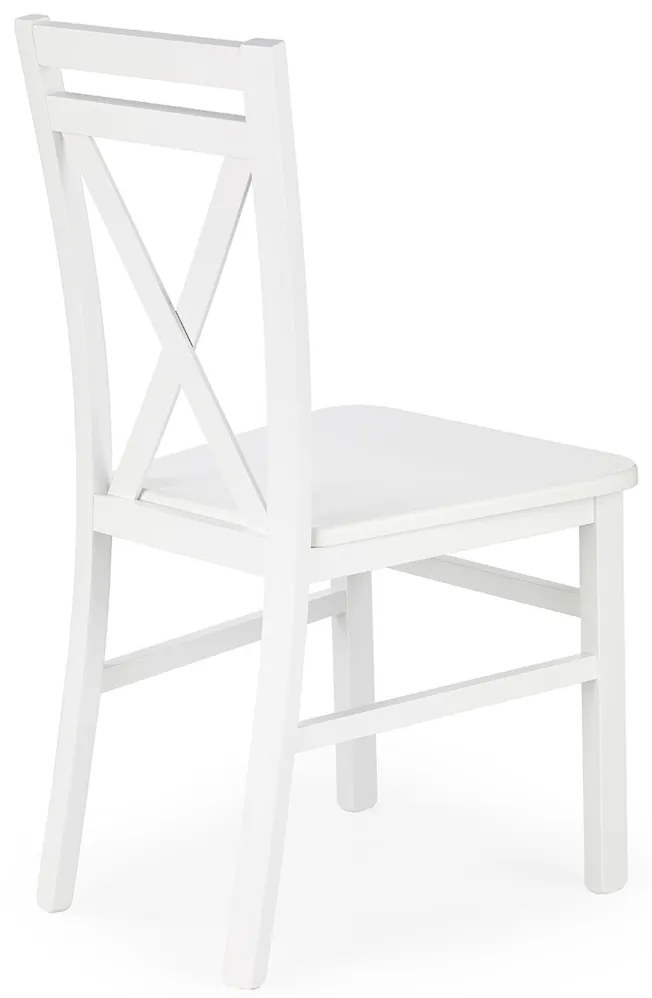 Scaun lemn + MDF Dariusz2 alb - H 90 cm