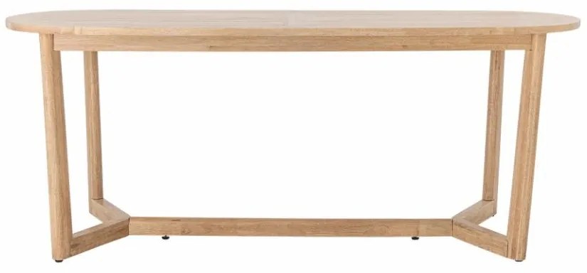 Masă de dining din lemn de cauciuc, natur, 200×100 cm „Serrone”- Creative Collection