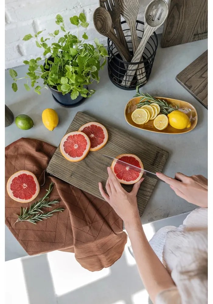 Tocător de servire din lemn 33 x 23 cm Rustic – Bonami Selection