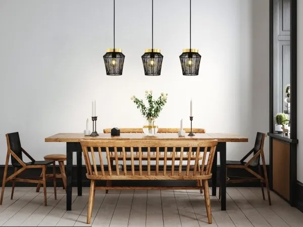 Lustră pe cablu ESCANDIDOS 3xE27/40W/230V Eglo 99807